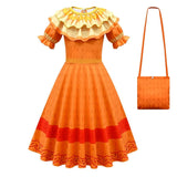 Encanto Pepa Dress Costume for Girls Kids