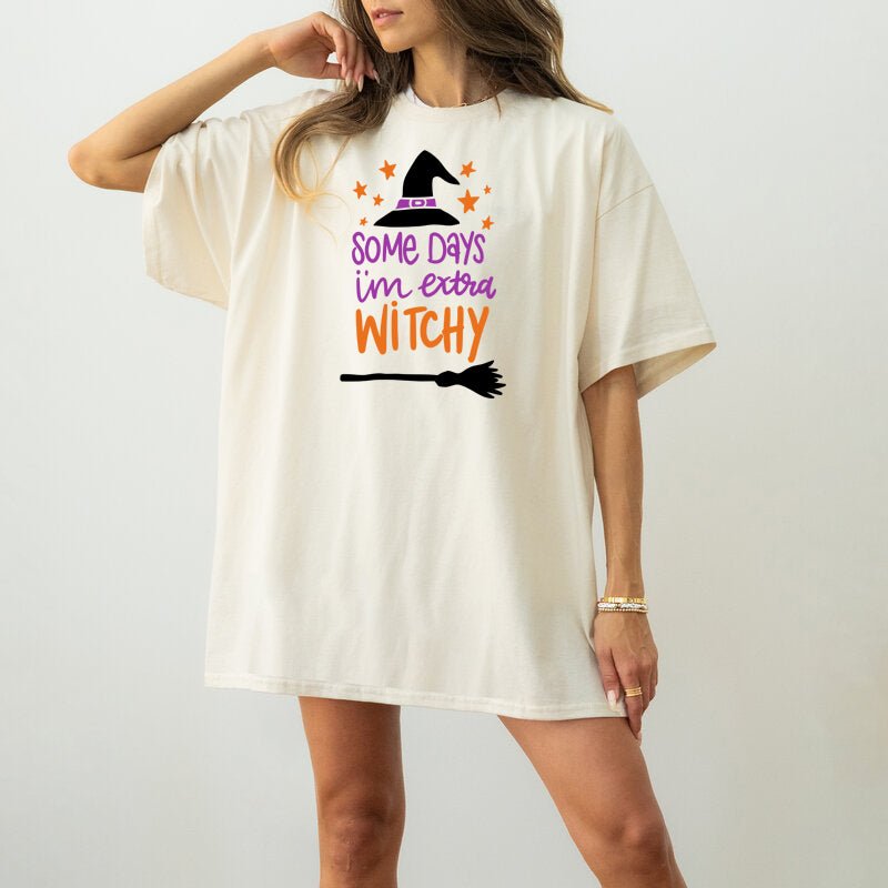 Extray Witch. Halloween T Shirt for Women