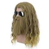 Fat Thor Wig and Beard Costume