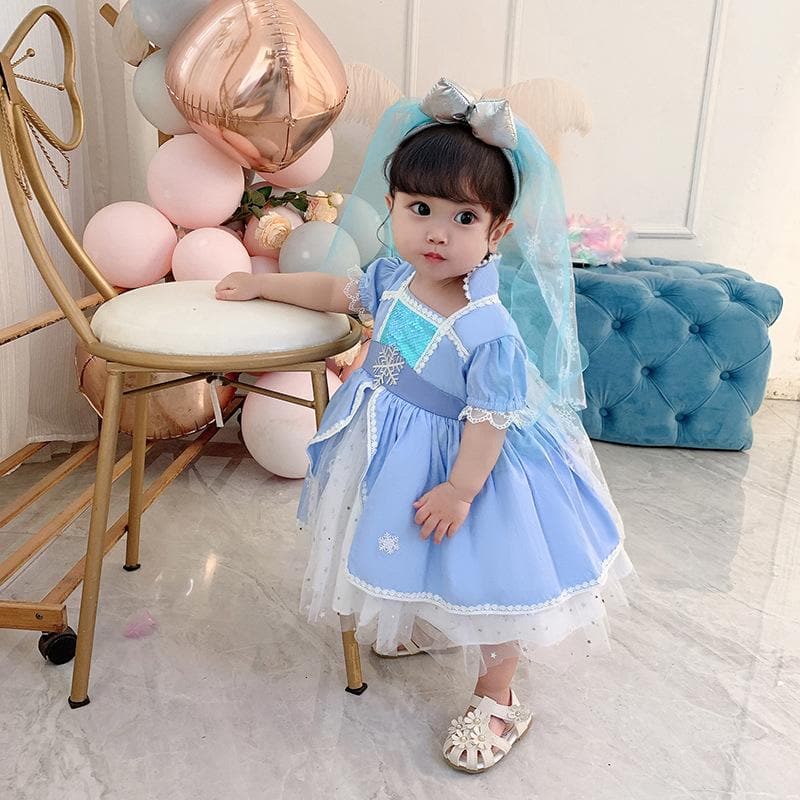 Frozen Elsa Dress Costume For Toddlers