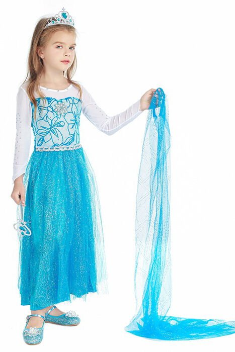 Frozen Elsa Dress For Kids Girls