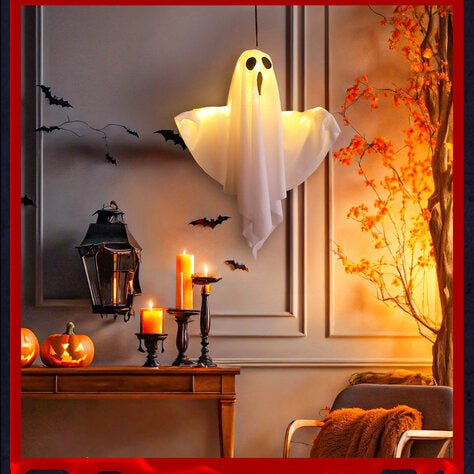 Ghost Lights Halloween Decoration, 3pcs