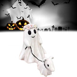 Ghost Walking Dog Halloween Decoration