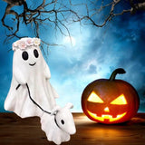 Ghost Walking Dog Halloween Decoration