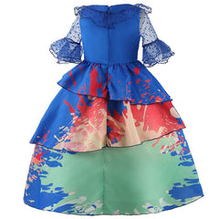 Girls Encanto Isabela Dress Costume Blue