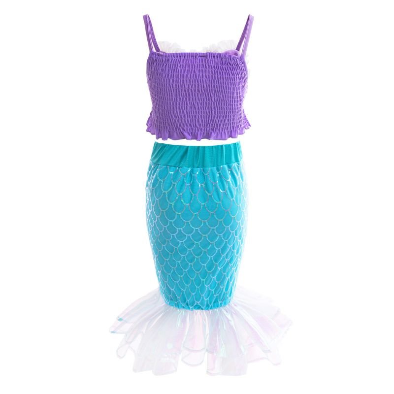 Girls' Little Mermaid Dress Costume for Halloween