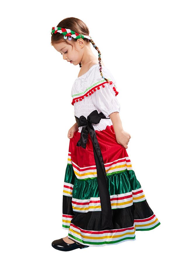 Girl's Mexican Dress Halloween Costume