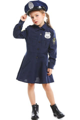 Girl's Police Officer Costume