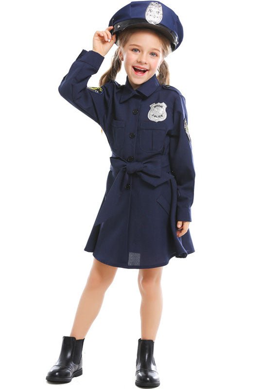 Girl's Police Officer Costume