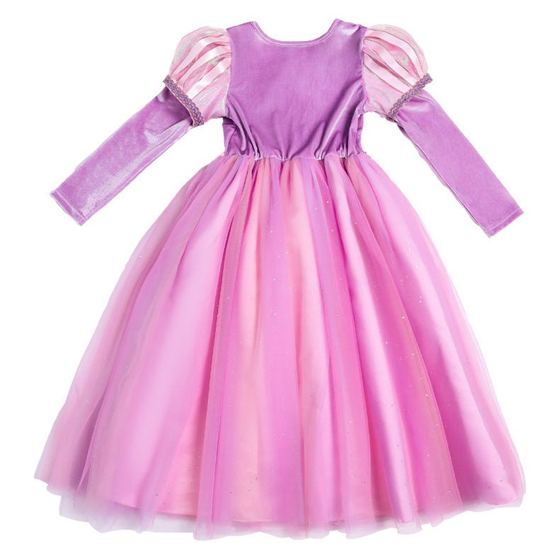 Girls Rapunzel Dress Costume for Winter