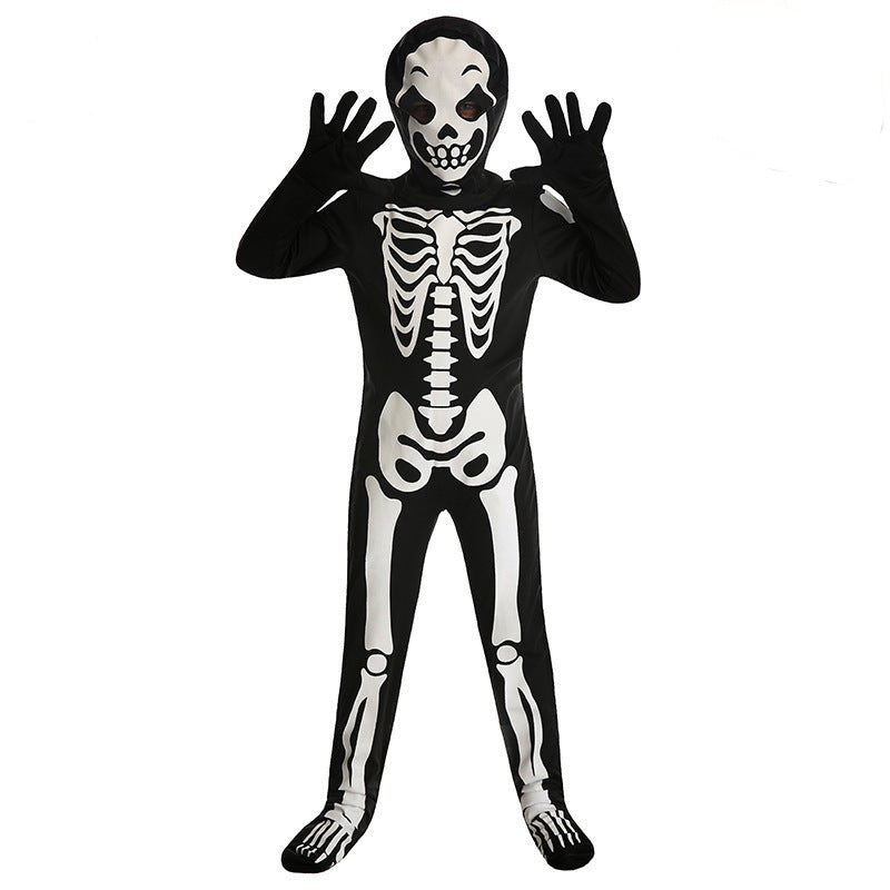 Glow in the Dark Skeleton Costume for Kids