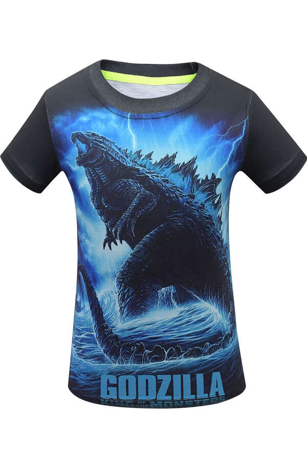 Godzilla T - Shirt For Boys Kids