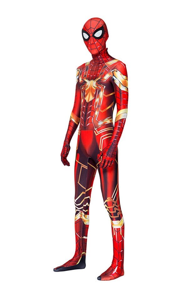 Golden Iron Spider Costume, Spider - Man Halloween Costume