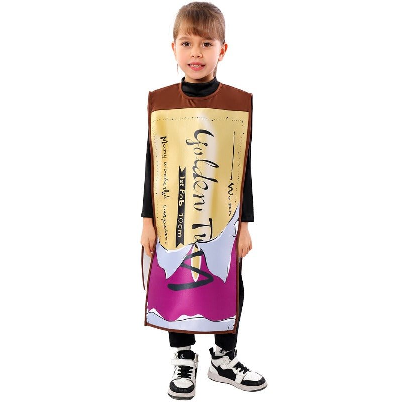 Golden Ticket Costume for Kids. Charlie And The Chocolate Factory