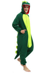 Green Dinosaur Onesie Costume For Adults and Teenagers