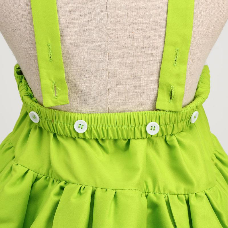 Green Tinker Bell Dress with Wings for Toddlers and Girls