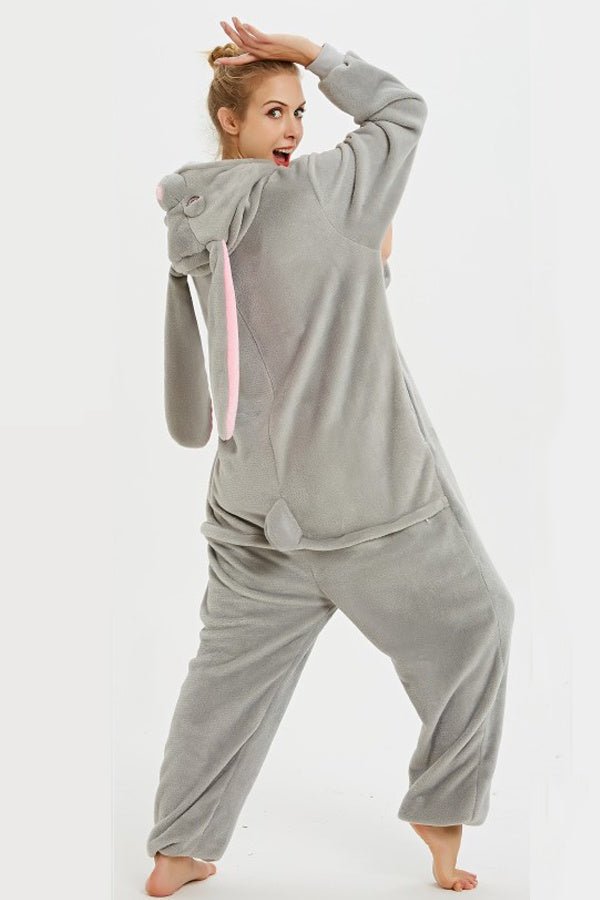 Grey Rabbit Onesie Kigurumi Costume Adult Kids