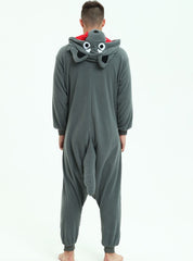 Grey Wolf Onesie For Adults and Teenagers