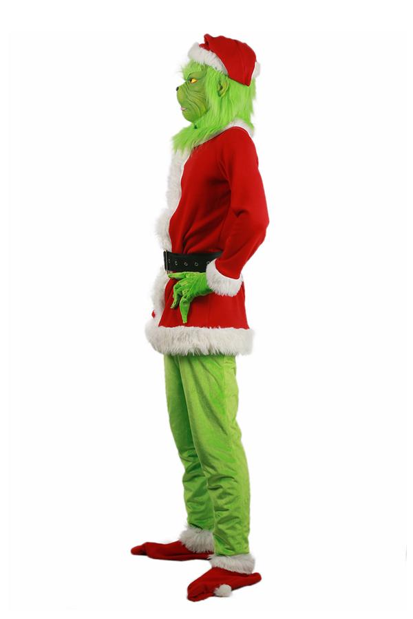 Grinch Santa Costume For Men