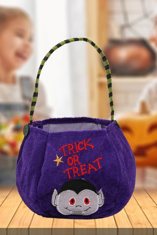 Halloween Candy Bag, Round Pumpkin Handbag for Kids