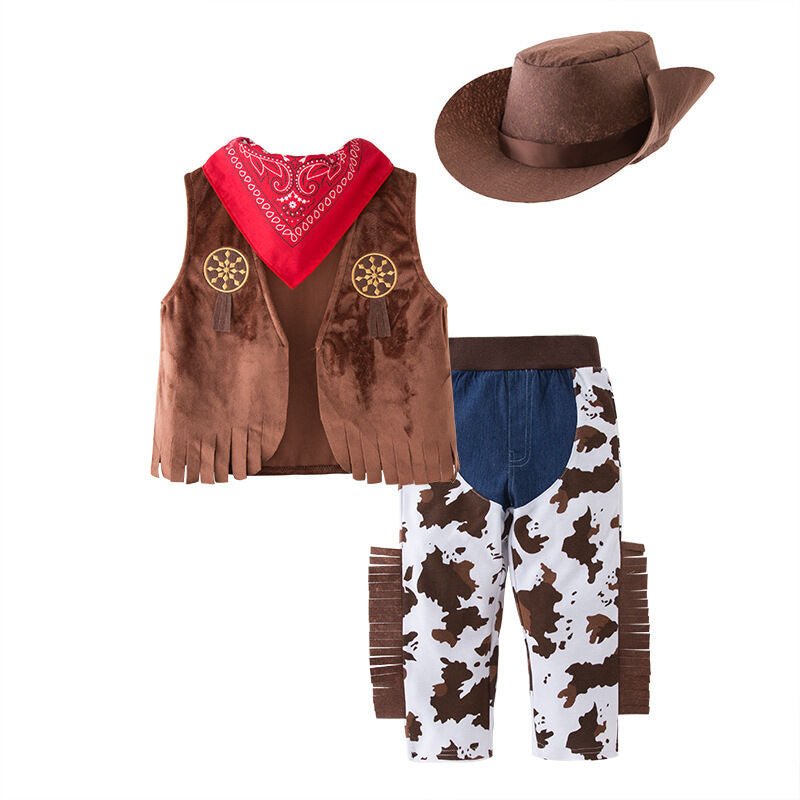 Halloween Cowboy Costumes for Toddlers and Kids Boys