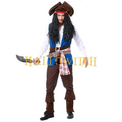 Halloween Pirate Costume For Adult Men