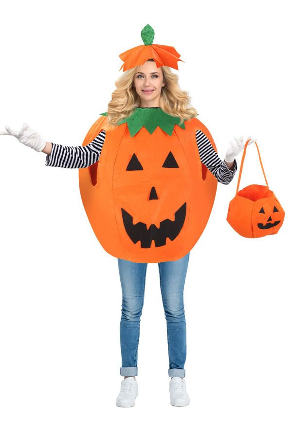 Halloween Pumpkin Costume For Adult And Kids