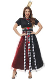 Halloween Queen of Hearts Costume for Adults