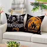 Halloween Skeleton Cushion Covers, 4pcs