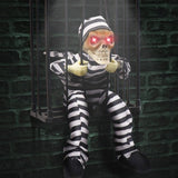 Halloween Skeleton Prisoner with Motion Sensor