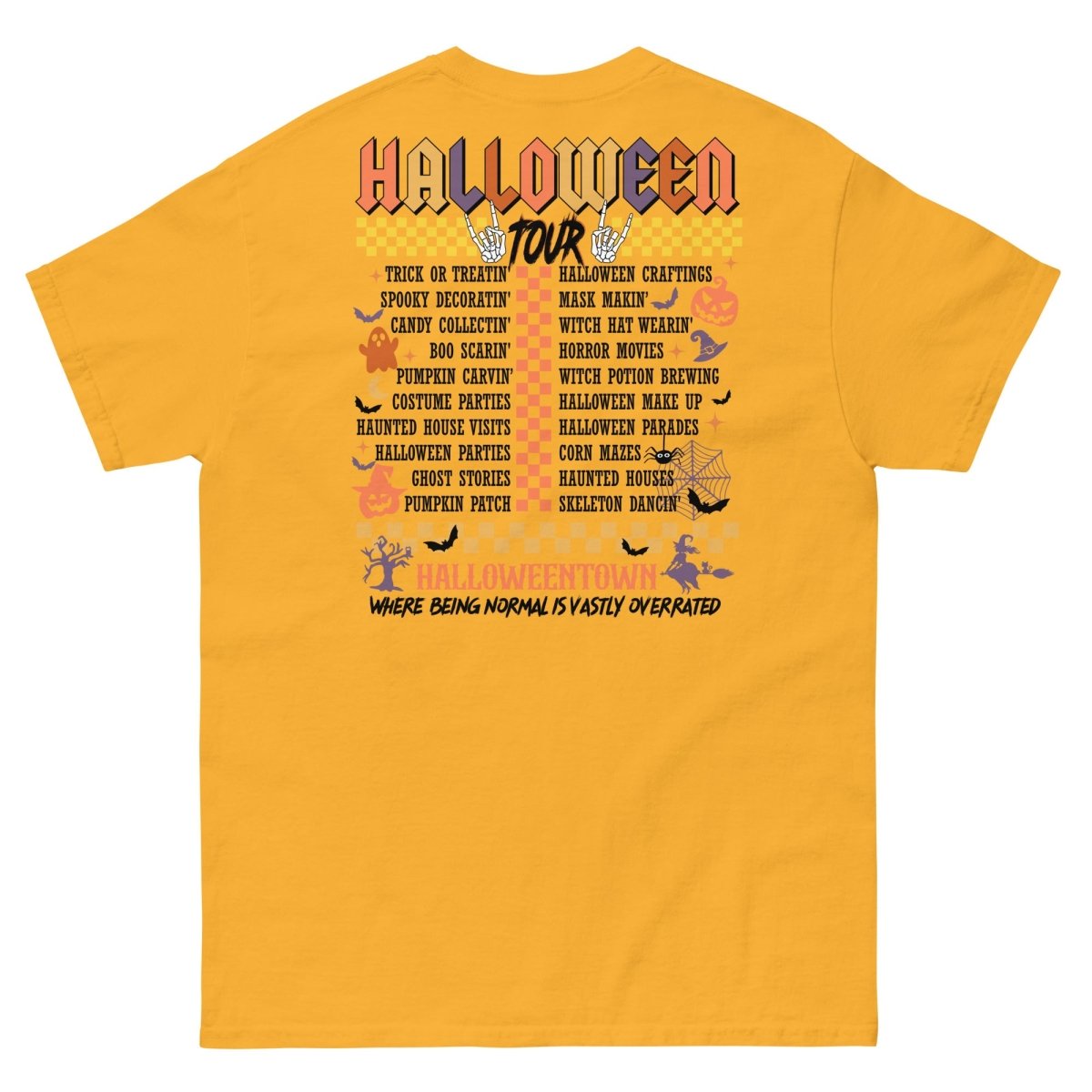 Halloween Tour T Shirt for Women