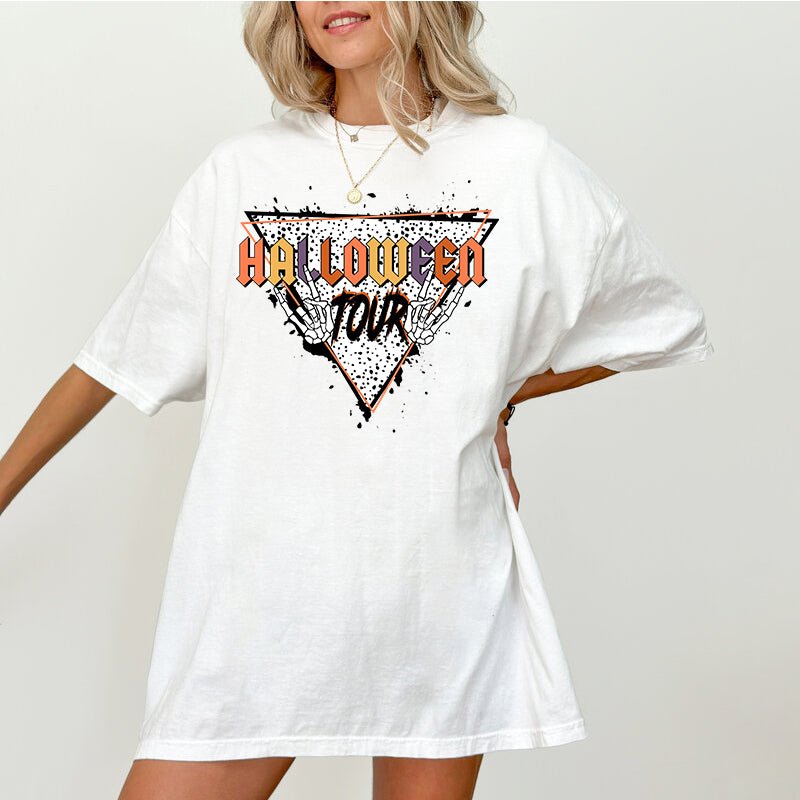 Halloween Tour T Shirt for Women