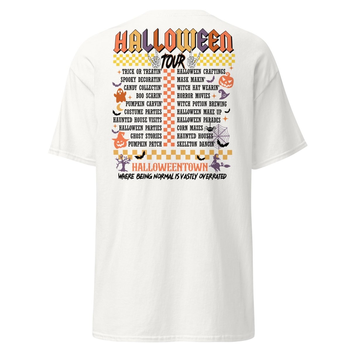 Halloween Tour T Shirt for Women