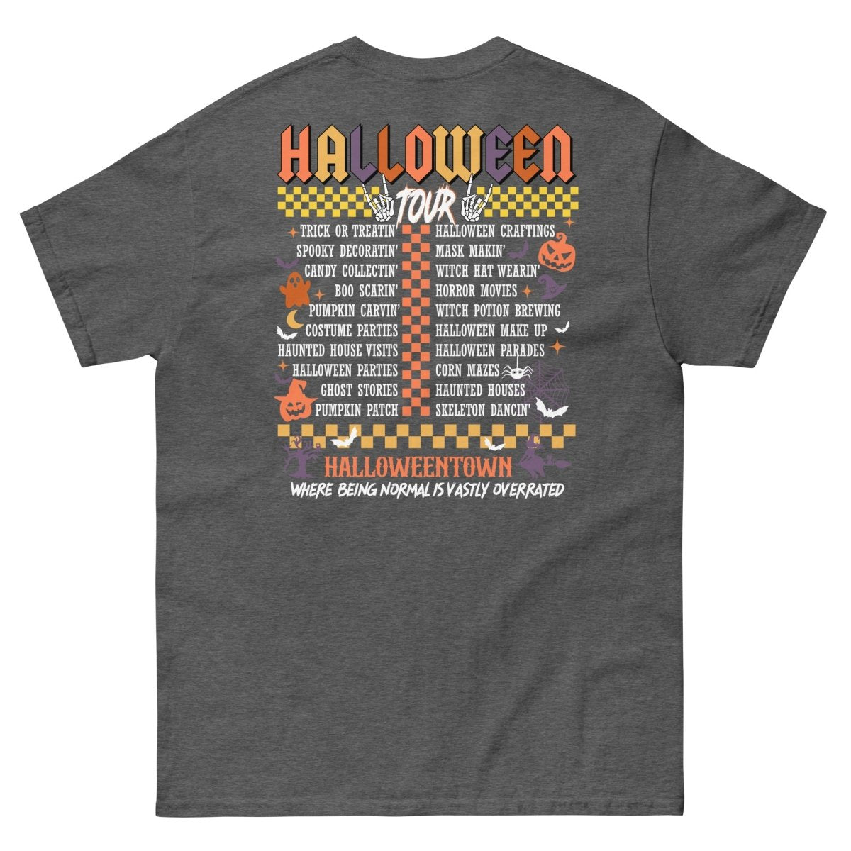 Halloween Tour T Shirt for Women