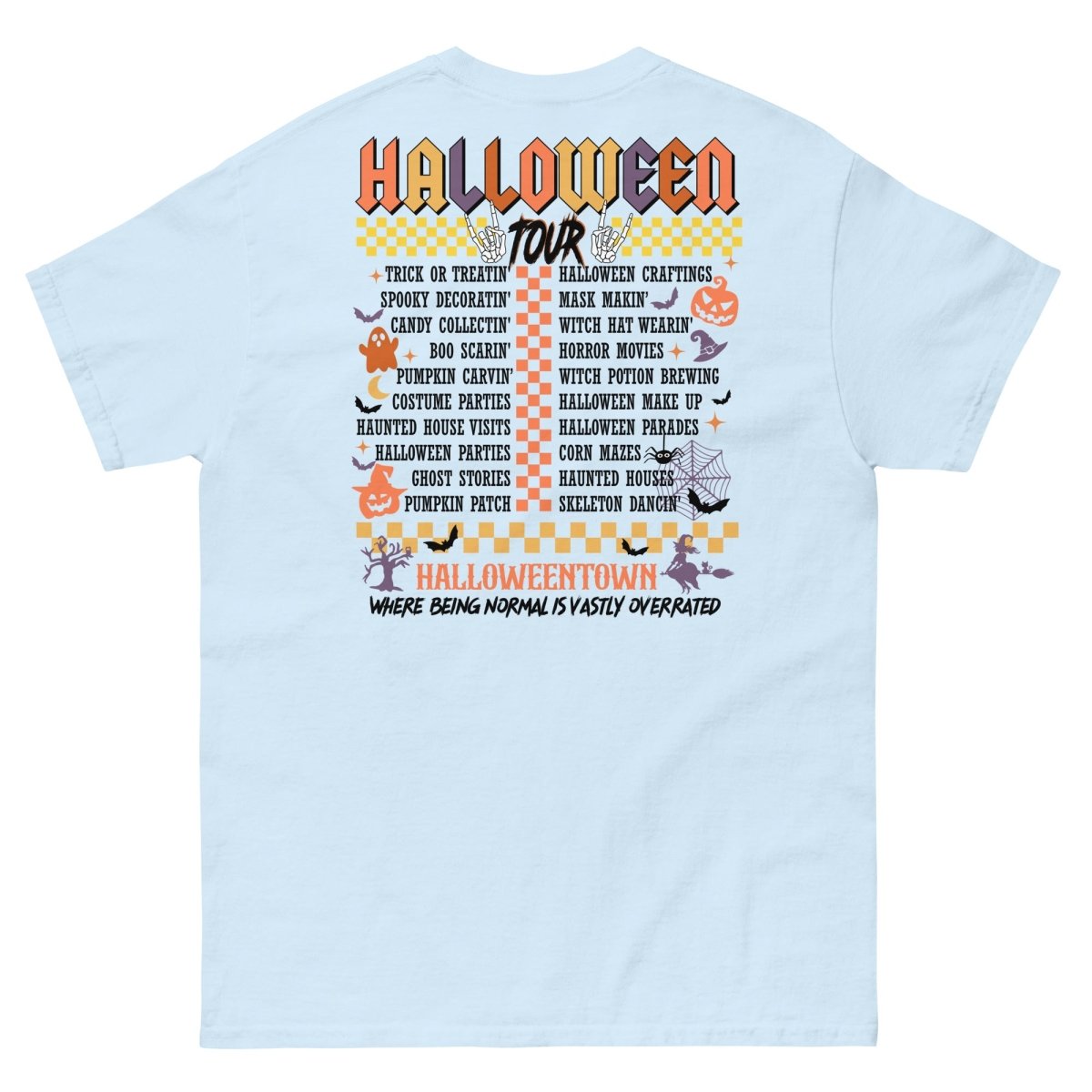 Halloween Tour T Shirt for Women