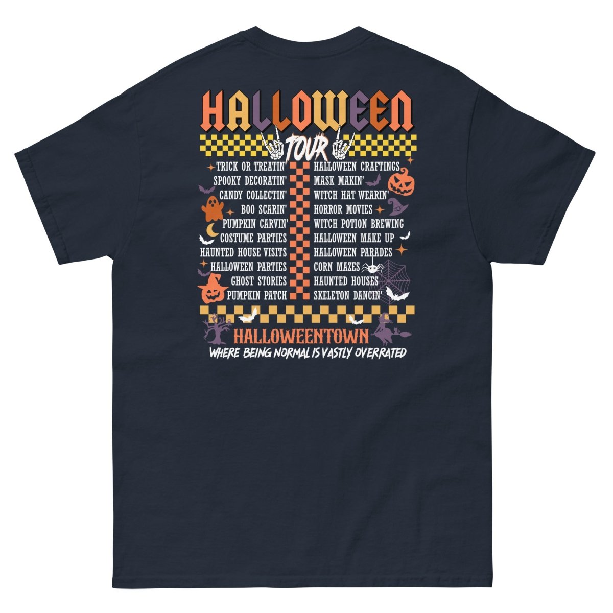 Halloween Tour T Shirt for Women