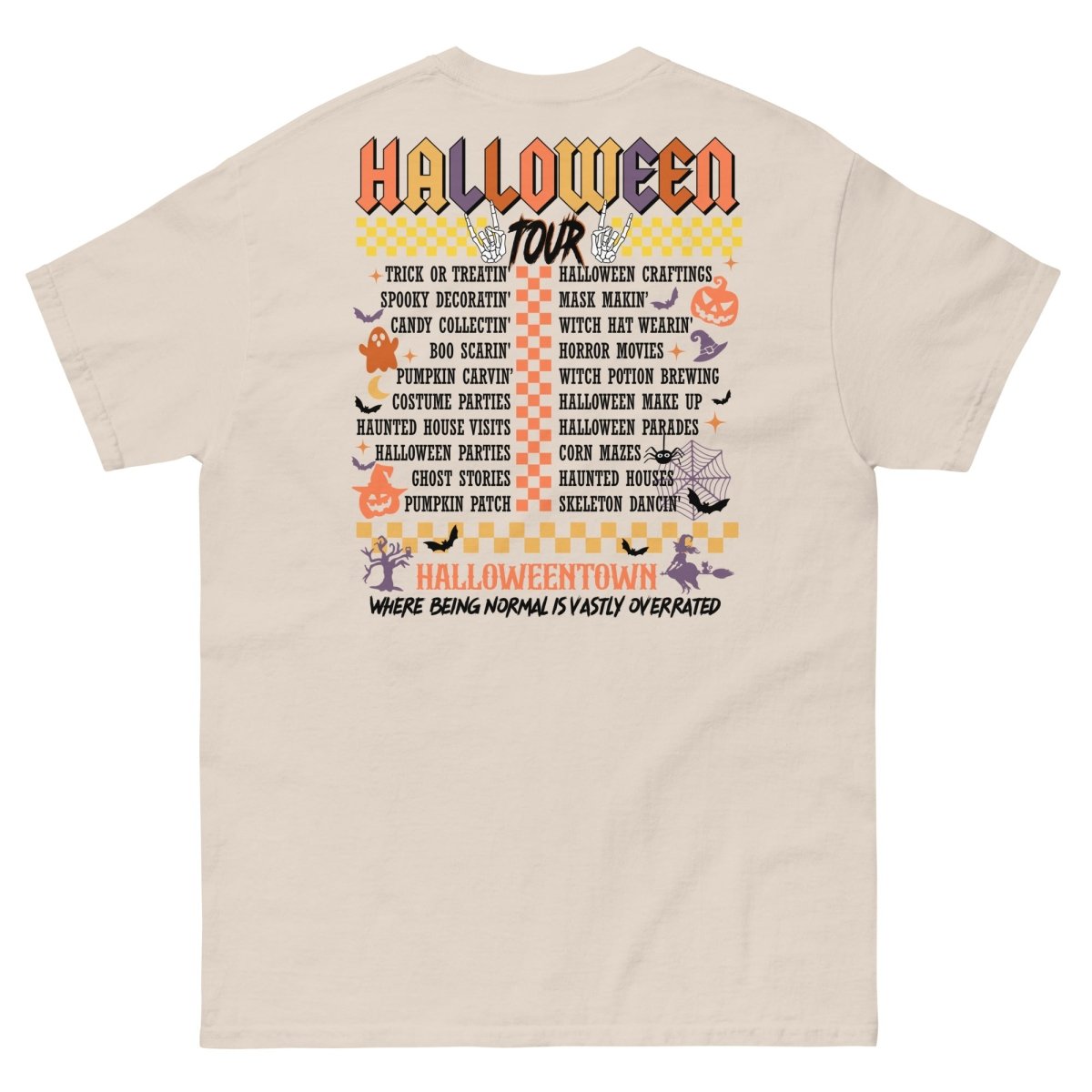 Halloween Tour T Shirt for Women