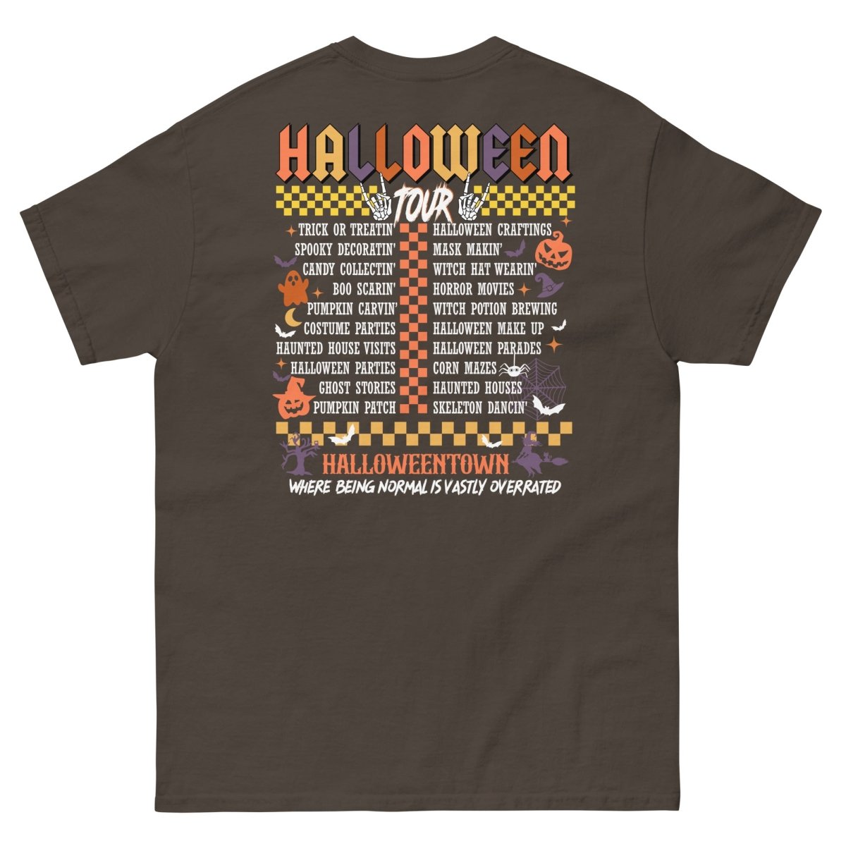 Halloween Tour T Shirt for Women