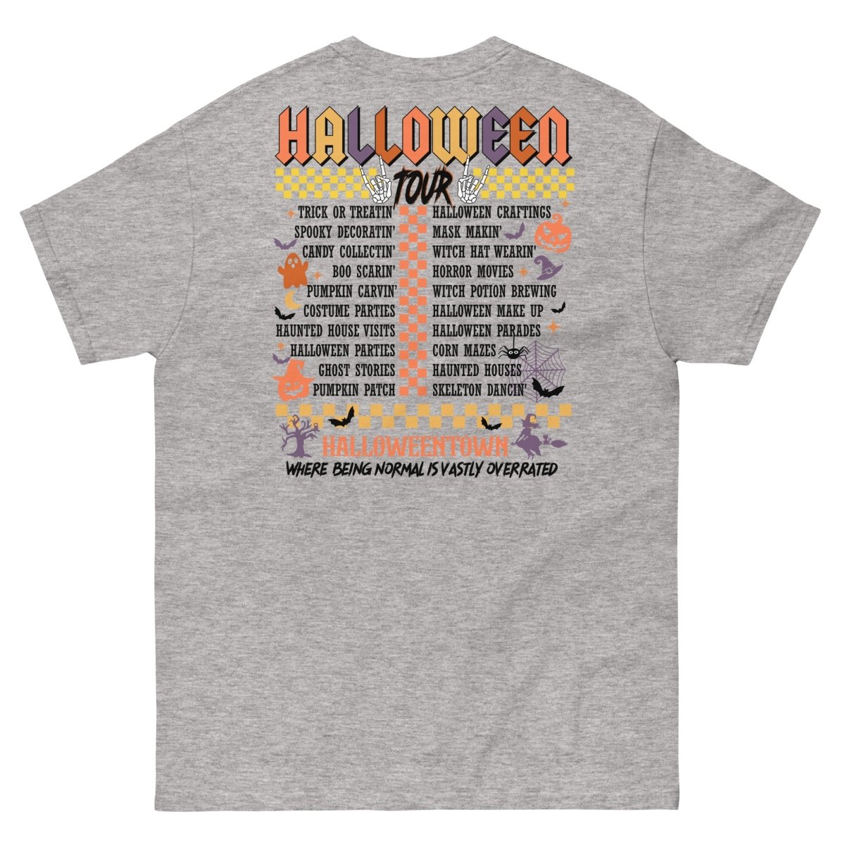 Halloween Tour T Shirt for Women