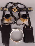 Harley Quinn Choker, Bracelet, Weapon Holder and Belt