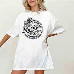 I Love My Kids. Halloween T Shirt for Moms