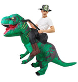 Inflatable Riding Dinosaur Costume For Adult Men