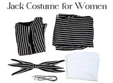 Jack Skellington Costume for Women. Nightmare Before Christmas Costume.