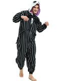 Jack Skellington Onesie Costume For Adults and Teenagers