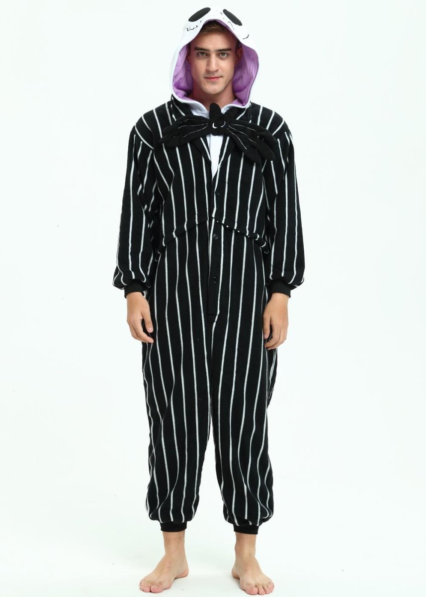 Jack Skellington Onesie Costume For Adults and Teenagers