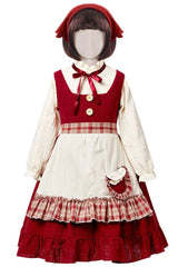 Kid's Little Red Riding Hood Costume. 5 - piece