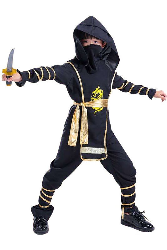 Kids Naruto Warrior Suit Costume Ninja Clothes