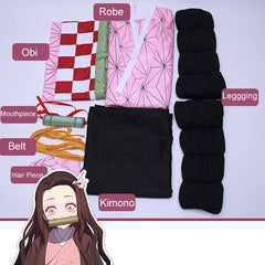 Kids' Nezuko Cosplay Costume - Demon Slayers Costume