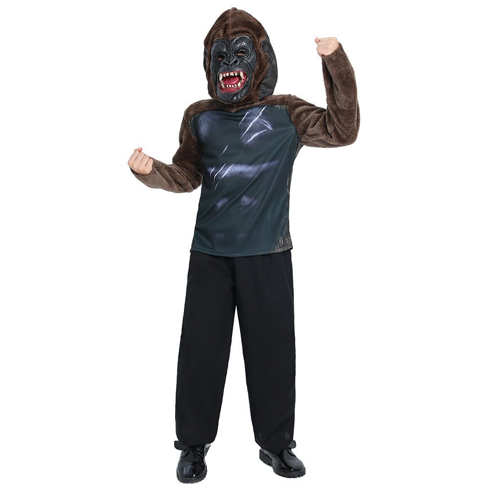 King Kong Costume for Kids, Mask & Shirt