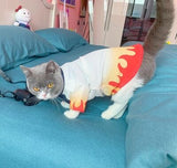 Kyojuro Rengoku Kimono Costume for Cat and Small Dogs